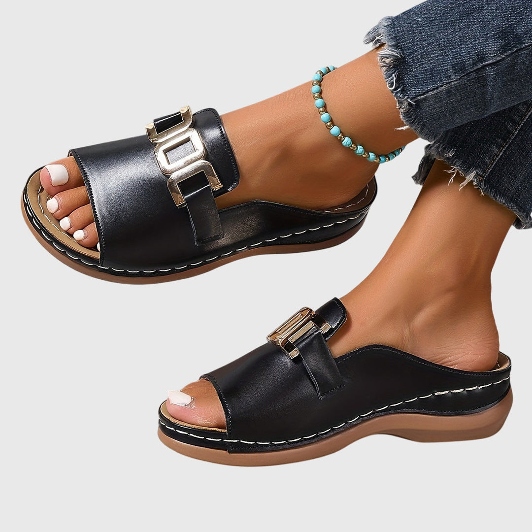 Kathryn - Comfy Buckle Sandals