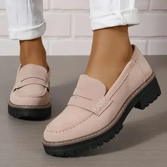 Danika | Comfortable Chunky Loafer Shoes